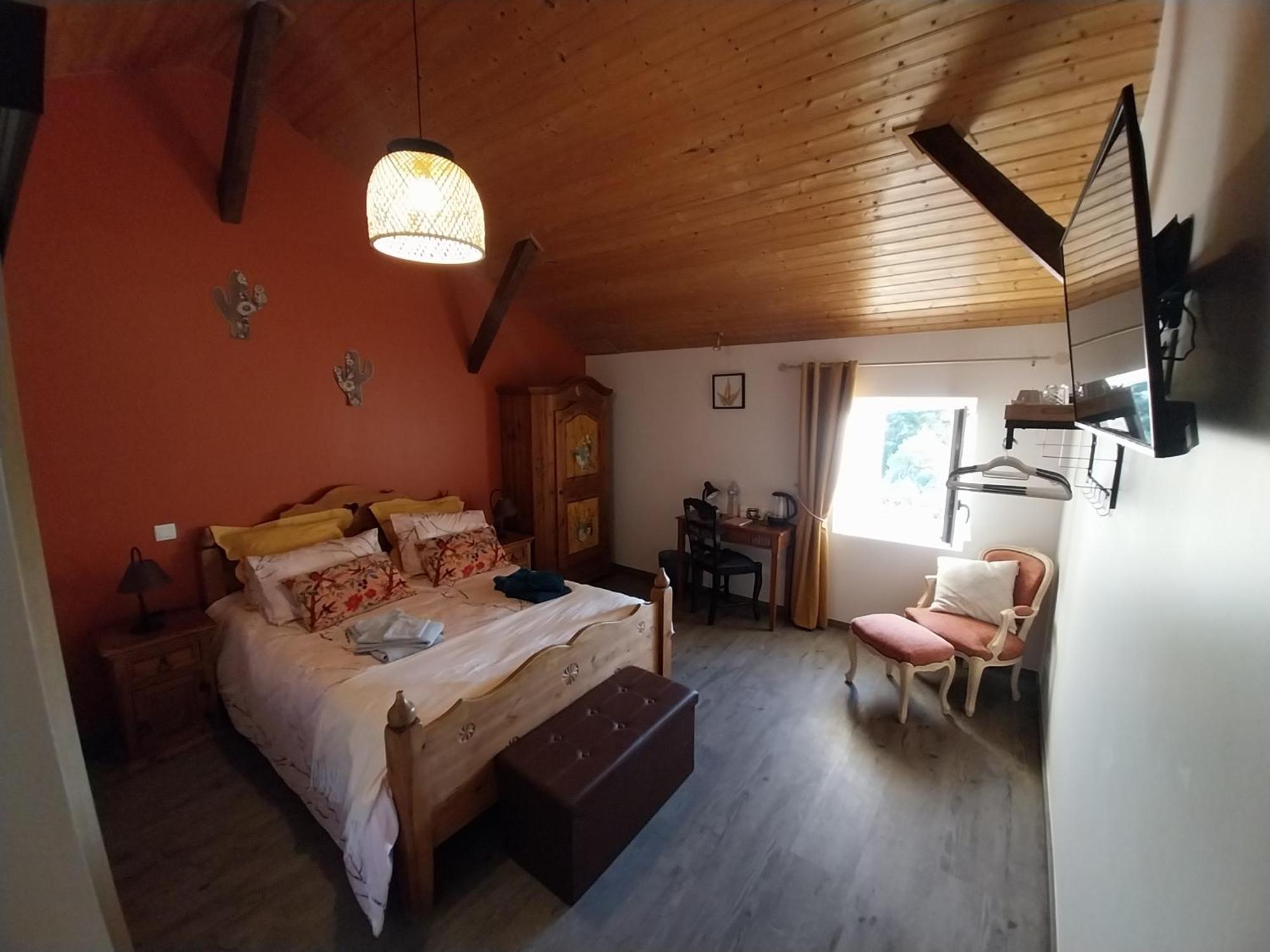 Bed and Breakfast Au Granit Bleu à Faye-l'Abbesse Extérieur photo